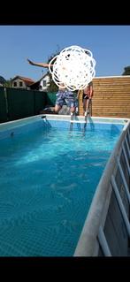 Groot intex zwembad 488x244x107, Tuin en Terras, Ophalen, Gebruikt, 200 tot 300 cm, 80 tot 120 cm