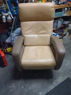 Fauteuil de bureau ou salon en cuir, Maison & Meubles, Enlèvement ou Envoi, Comme neuf, Cuir