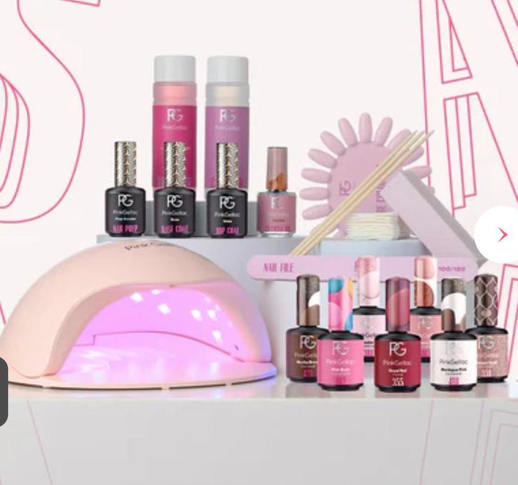 Pink gellac starter set, Bijoux, Sacs & Beauté, Beauté | Cosmétiques & Maquillage, Comme neuf, Accessoires, Mains et Ongles, Autres couleurs