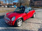Zeer leuke MINI cabrio, Auto's, 4 zetels, Stof, Zwart, 4 cilinders
