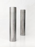 vases au design minimal en acier inoxydable, Moins de 50 cm, Enlèvement ou Envoi, Autres couleurs, Utilisé