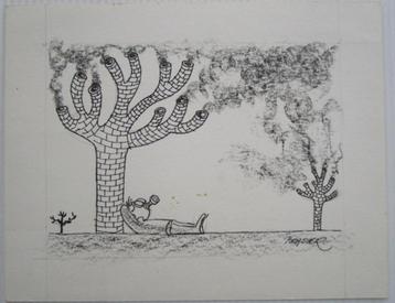 BRASSER - Belle bande dessinée (1973) sur papier de l'artist, Enlèvement ou Envoi