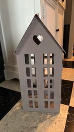 Huis windlicht in ijzer, Huis en Inrichting, Woonaccessoires | Kandelaars en Kaarsen, Ophalen of Verzenden, Nieuw, Metaal