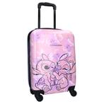Stitch en Angel Trolley Koffer ABS - Gratis Verzending, Uitschuifbare handgreep, Hard kunststof, Nieuw, Minder dan 50 cm