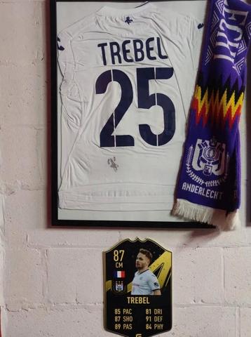 Adrien Trebel / Match issued and signed shirt / RSCA beschikbaar voor biedingen