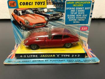 CORGI TOYS 335 - JAGUAR 'E' - TYPE 2+2  4-2 LITRE, Envoi, Comme neuf, Voiture, Corgi