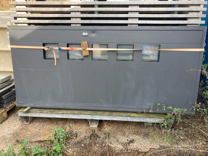 Porte d'entrée en aluminium, Bricolage & Construction, Fenêtres & Moustiquaires, Comme neuf, Porte extérieure, 215 cm ou plus