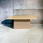 vintage travertine salontafel / coffee tafel, Antiek en Kunst, Ophalen of Verzenden