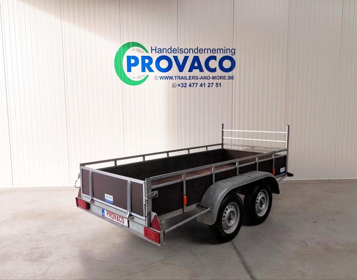 BW-TRAILERS 125x300cm perfecte staat, Autos : Divers, Remorques, Enlèvement