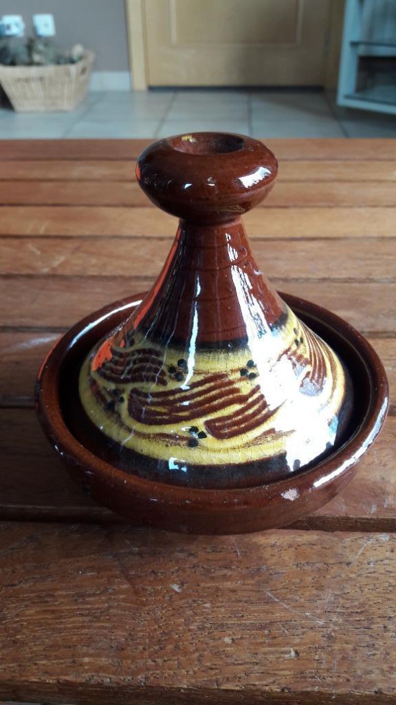 Prachtige kleine tajine., Huis en Inrichting, Keuken | Potten en Pannen, Zo goed als nieuw, Overige typen, Overige materialen