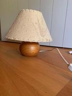 Sfeerlampjes in hout met kapje in handgeschept papier met dr, Ophalen, Gebruikt, Hout, Landelijk