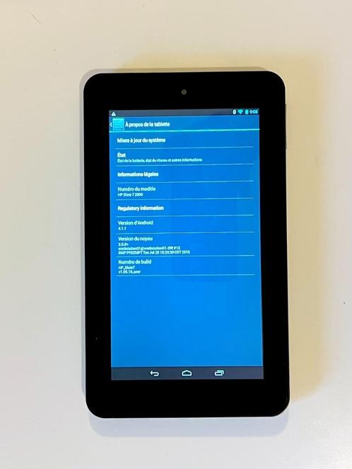 Tablette HP Slate 7 2800, Informatique & Logiciels, Android Tablettes, Reconditionné, Wi-Fi, 7 pouces ou moins, Mémoire extensible