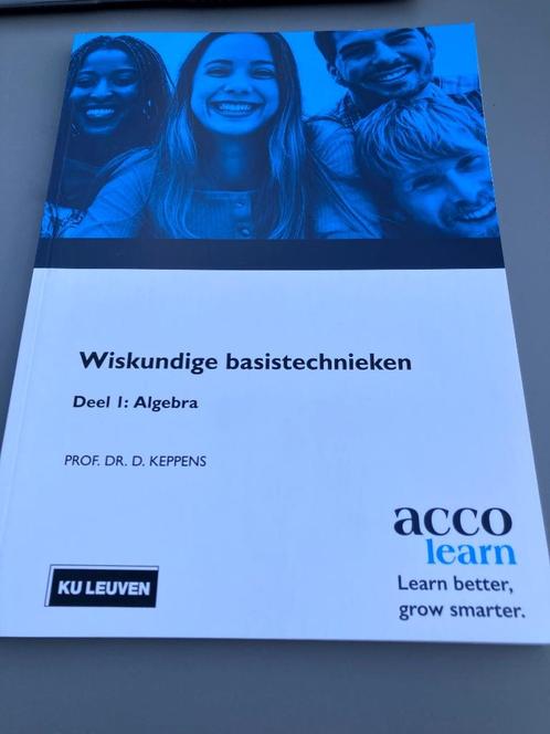 Wiskundige basistechnieken - DEEL 1: Algebra, Livres, Livres d'étude & Cours, Neuf, Enseignement supérieur, Enlèvement ou Envoi