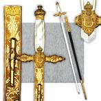 🚨 ZELDZAME General Luxury Sabel/Zwaard uit het Franse Rijk, Verzenden, Landmacht, Zwaard of Sabel