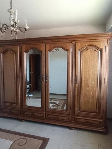 prachtige volledige eiken slaapkamer in goeie staat, Antiek en Kunst, Ophalen of Verzenden