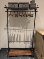 Landelijke kapstok met bijhorende kleerhangers, Huis en Inrichting, Woonaccessoires | Kapstokken, Ophalen, Zo goed als nieuw