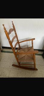 Schommelstoel, Huis en Inrichting, Stoelen, Ophalen, Gebruikt, Bruin, Eén