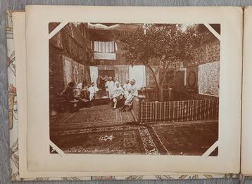 Album met 16 oude foto's Tunesië - stempel blinddruk Soler beschikbaar voor biedingen