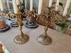 2 chandeliers en cuivre épais de 36 cm€80 (2), Antiquités & Art, Antiquités | Bougeoirs, Enlèvement