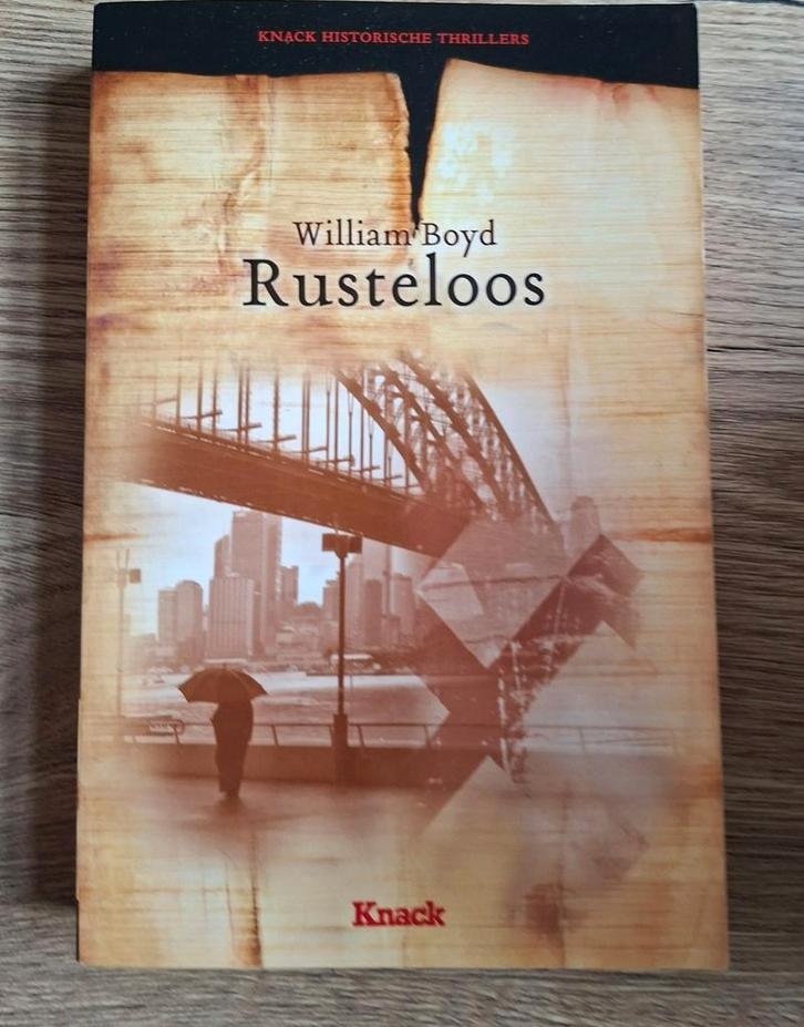 Boek : rusteloos / William Boyd, Boeken, Romans, Ophalen of Verzenden