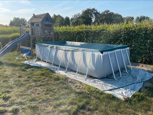Zwembad, warmtepomp, zandfilter en toevehoren, Tuin en Terras, Zwembaden, Zo goed als nieuw, Ophalen