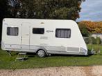 Caravan Caravelair 450, 2 aparte bedden, Mover, Voortent, Caravans en Kamperen, Rondzit, Schokbreker, Bedrijf, Caravelair
