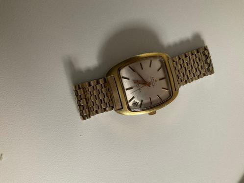 ZENITH HEREN HORLOGE, Handtassen en Accessoires, Horloges | Antiek, Polshorloge, Overige merken, Staal, 1960 of later, Verguld