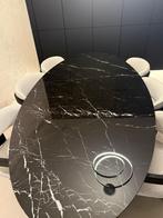 Ovale keramische eettafel 240x120 – Elegant Black, Huis en Inrichting, Tafels | Eettafels, Ophalen, 100 tot 150 cm, 200 cm of meer