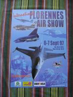 Affiche du salon aéronautique de Florennes., Collections, Carte, Photo ou Gravure, Enlèvement ou Envoi, Neuf