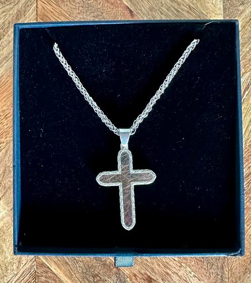 KETTING ROTORCRAFT T.W.V. 139€! 💯%NIEUW, ORIGINEEL, Handtassen en Accessoires, Kettingen, Nieuw, Zilver, Ophalen of Verzenden