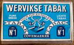 Oud WERVIKSE TABAK NR-1/COVEMAEKER tabakspakket, Verzamelen, Ophalen of Verzenden, Zo goed als nieuw, Verpakking