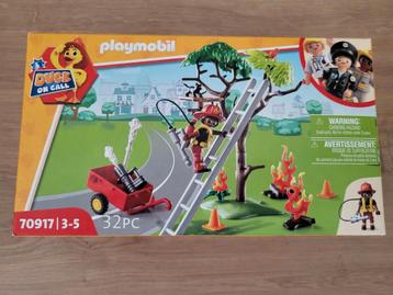Playmobil 70917 - Duck On Call - Brandweeractie: Red de kat!