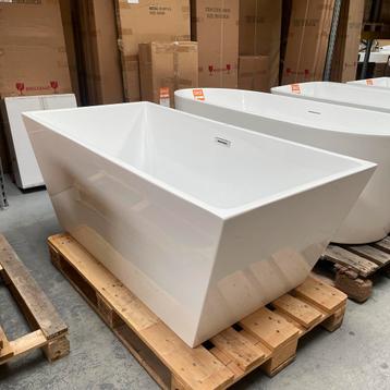 OP=OP Bad compact acryl glanzend wit150x75x58 nr43 beschikbaar voor biedingen
