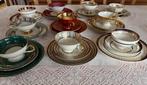 Porseleinen kopjes met schotels, Antiek en Kunst, Antiek | Servies compleet, Ophalen