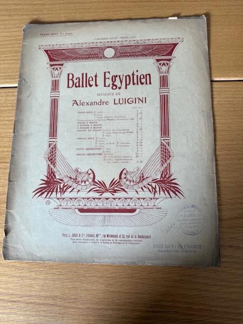 Luigini – Ballet Égyptien (1ère Suite), Muziek en Instrumenten, Bladmuziek, Gebruikt, Artiest of Componist, Klassiek, Piano, Ophalen of Verzenden