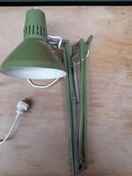 Bureaulampen één groen zonder tafelklem en één oranje met., Utilisé, Enlèvement ou Envoi, Métal, 50 à 75 cm