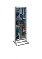 Kant-en-klare spiegel „Factory”, hoogte 180 cm, Ophalen, Rechthoekig, Minder dan 50 cm, 150 tot 200 cm