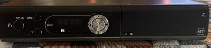 m7 sat 801 ontvanger, TV, Hi-fi & Vidéo, Antennes paroboliques, Utilisé, Accessoires d'antenne (parabolique), Autres marques, Enlèvement ou Envoi