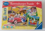 Puzzel Ravensburger Mickey Mouse - 3x49 stukjes (4+), Enlèvement, Utilisé