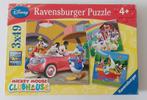 Puzzel Ravensburger Mickey Mouse - 3x49 stukjes (4+), Ophalen, Gebruikt