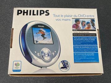 Lecteur cd/dvd portable Philips PET320 / complet dans sa boi, Enlèvement, Neuf, Philips, Portable