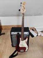 Basgitaar Stagg + versterker, Muziek en Instrumenten, Snaarinstrumenten | Gitaren | Bas, Ophalen, Zo goed als nieuw