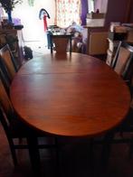 Table de salle manger +5  chaises, Maison & Meubles, Enlèvement