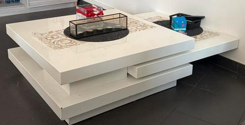 vend 2 tables de salon, Huis en Inrichting, Tafels | Salontafels, Gebruikt, Ophalen