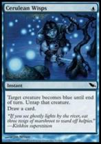 Cerulean Wisps - SHM - MTG - NM, Hobby en Vrije tijd, Verzamelkaartspellen | Magic the Gathering, Ophalen of Verzenden