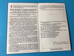 Bidprentje doodsprentje Vandendriessche Anzegem., Verzamelen, Bidprentjes en Rouwkaarten, Ophalen of Verzenden, Bidprentje
