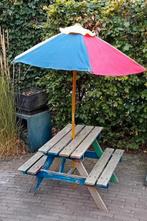Picknickbank + parasol, Ophalen, Gebruikt