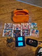 Nintendo ds met games  + tas, Games en Spelcomputers, Spelcomputers | Nintendo 2DS en 3DS, Ophalen of Verzenden, Zo goed als nieuw