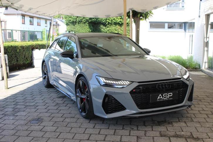 Audi RS6 Avant 4.0 TFSI V8 Quattro l 2022, Auto's, Audi, Bedrijf, Te koop, RS6, 360° camera, 4x4, ABS, Achteruitrijcamera, Adaptieve lichten