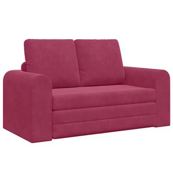  Slaapbank Wijnrood 148 x 71 x 83 cm Fluweel beschikbaar voor biedingen